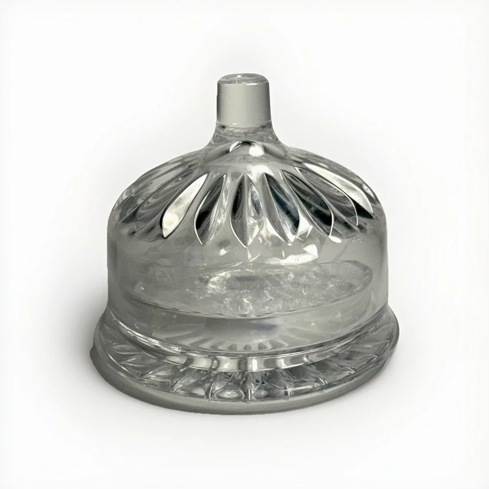Nachtmann W. Germany Crystal Butter Dish w/ Lid 4